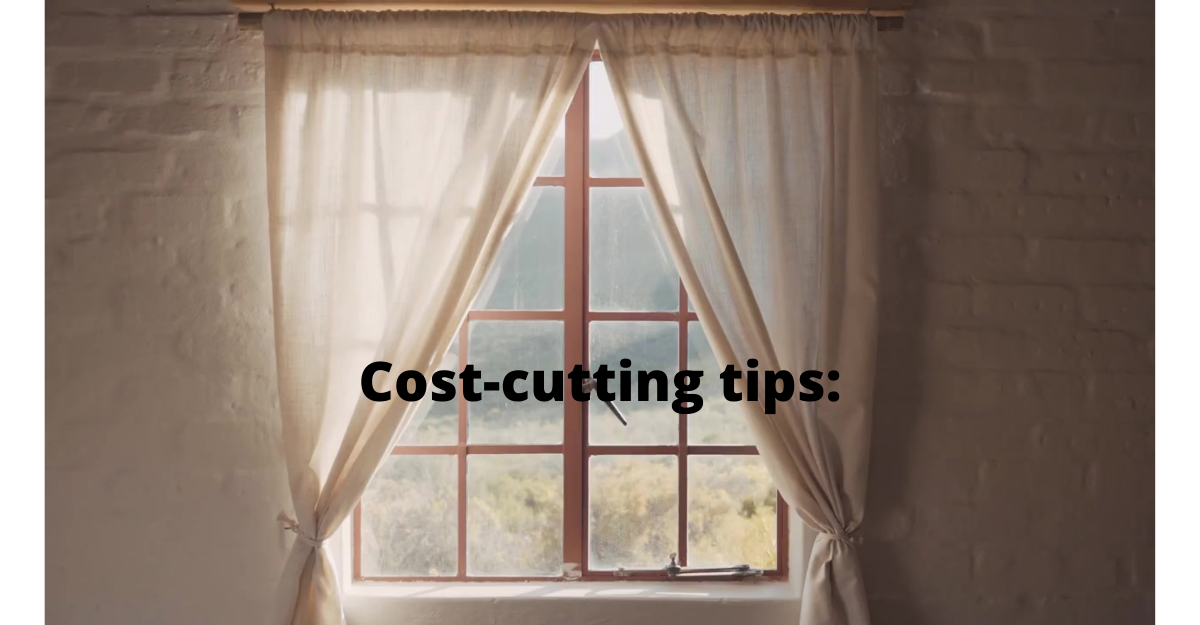 Cost-cutting tips